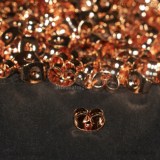 20 pezzi (10 paia) di farfalline per orecchini in Acciaio Oro Rosa