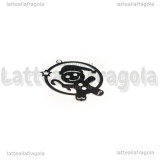 Ciondolo Filigrana Gingerbread in Acciaio Inox 23x20mm