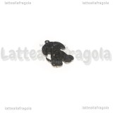 Ciondolo Cane in Acciaio Inox 17x11mm
