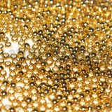 50 Schiaccini in Acciaio Inox Dorato 2.5x1.5mm