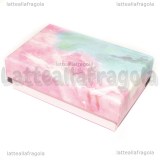 Astuccio in Cartone rigido Fantasia Schizzi d'Arte 81x52x27mm