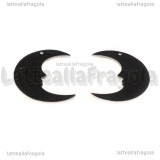 Ciondolo Luna in Acciaio Inox 24x19.5mm