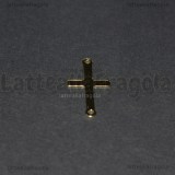 Connettore Croce in Acciaio Inox Dorato 23x12.5mm