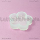 Stampo Fiore in silicone lucido 35x31mm