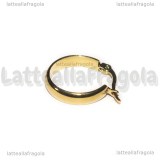 Creole in Acciaio Inox Dorato 19x18mm
