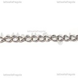 Catena in Acciaio Inox maglia Ritorta 4x3mm