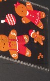 5 Buste Gingerbread in plastica trasparente 27x13mm