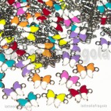 3 Connettori Farfalla in Acciaio Inox smaltato 10x6.5mm