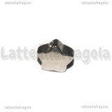 Stella in Acciaio Inox foro passante 12x11x6mm