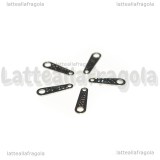 5 Bollatine in Acciaio Inox 10x3x0.5mm