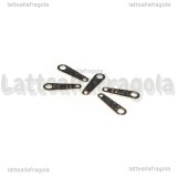 5 Bollatine in Acciaio Inox 10x3x0.5mm