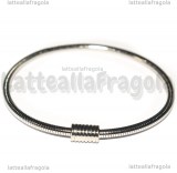 Base Bracciale iin Acciaio Inox chiusura magnetica 65mm