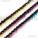 Cubi in Ematite multicolor 4mm filo 41cm