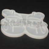 Stampo in silicone Ciondoli Pupazzo di Neve 52x42mm