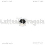 25 Dadi stondati in Acciaio Inox foro passante 4x4x4mm