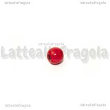 Perla in Howlite Rossa 8mm