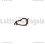 Connettore Cuore in Acciaio Inox 14x22.5mm