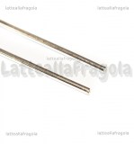 Spillone Capelli in metallo Silver Plated con filigrana 12.5x2cm
