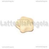Stella in Silicone Beige foro passante 16x17x9mm