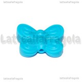 Farfalla in Silicone Azzurro Scuro 20x25x6mm