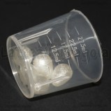 Bicchiere in Plastica graduato 3.9x3.6cm capacità 30ml