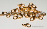 Gancio in metallo Gold Plated da 12mm