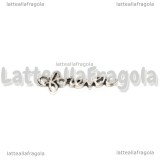 Charm Forever in metallo argento antico 23x7mm