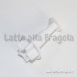 Set 3 stampi in plastica a pressione forma stella